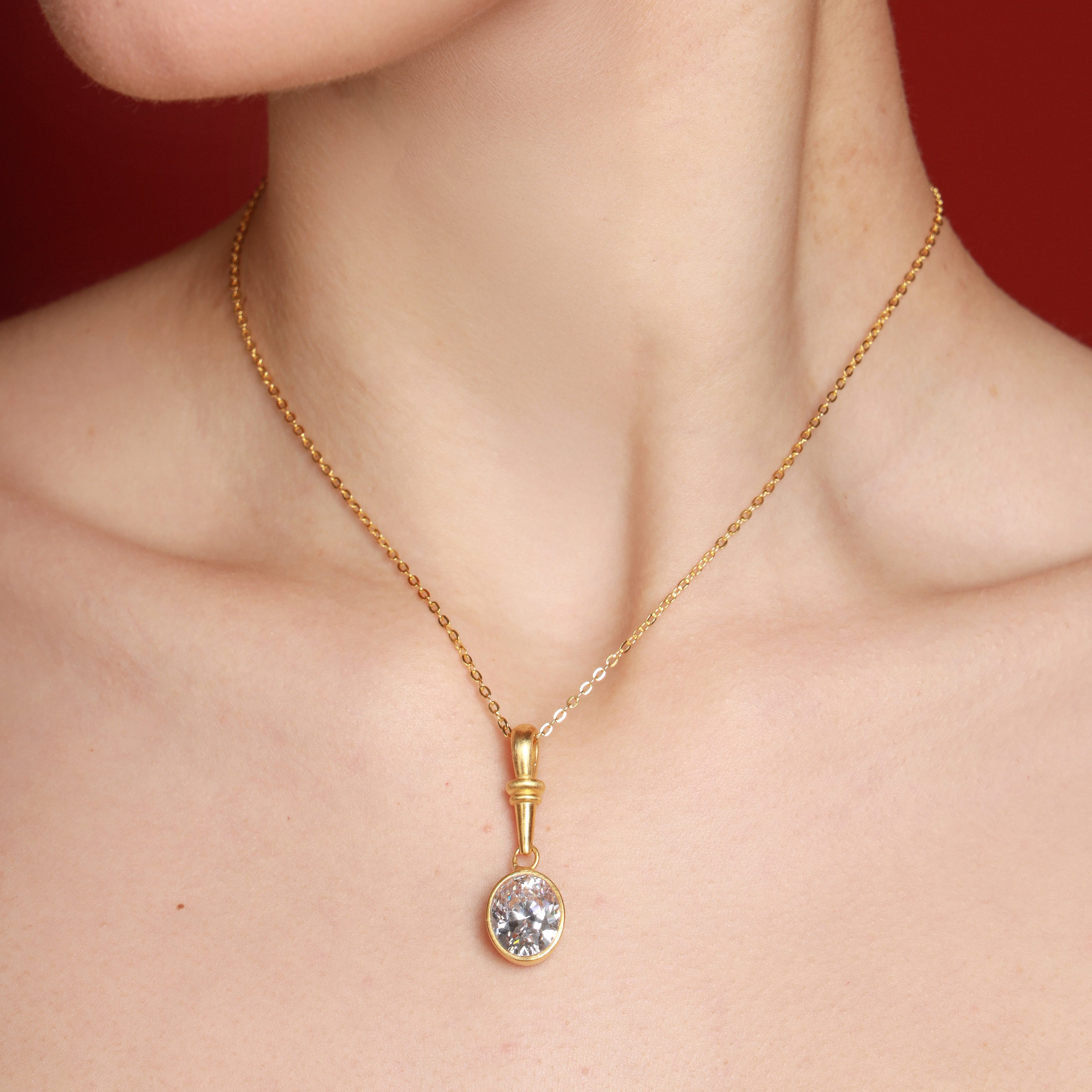 Nova Halo Necklace Fe