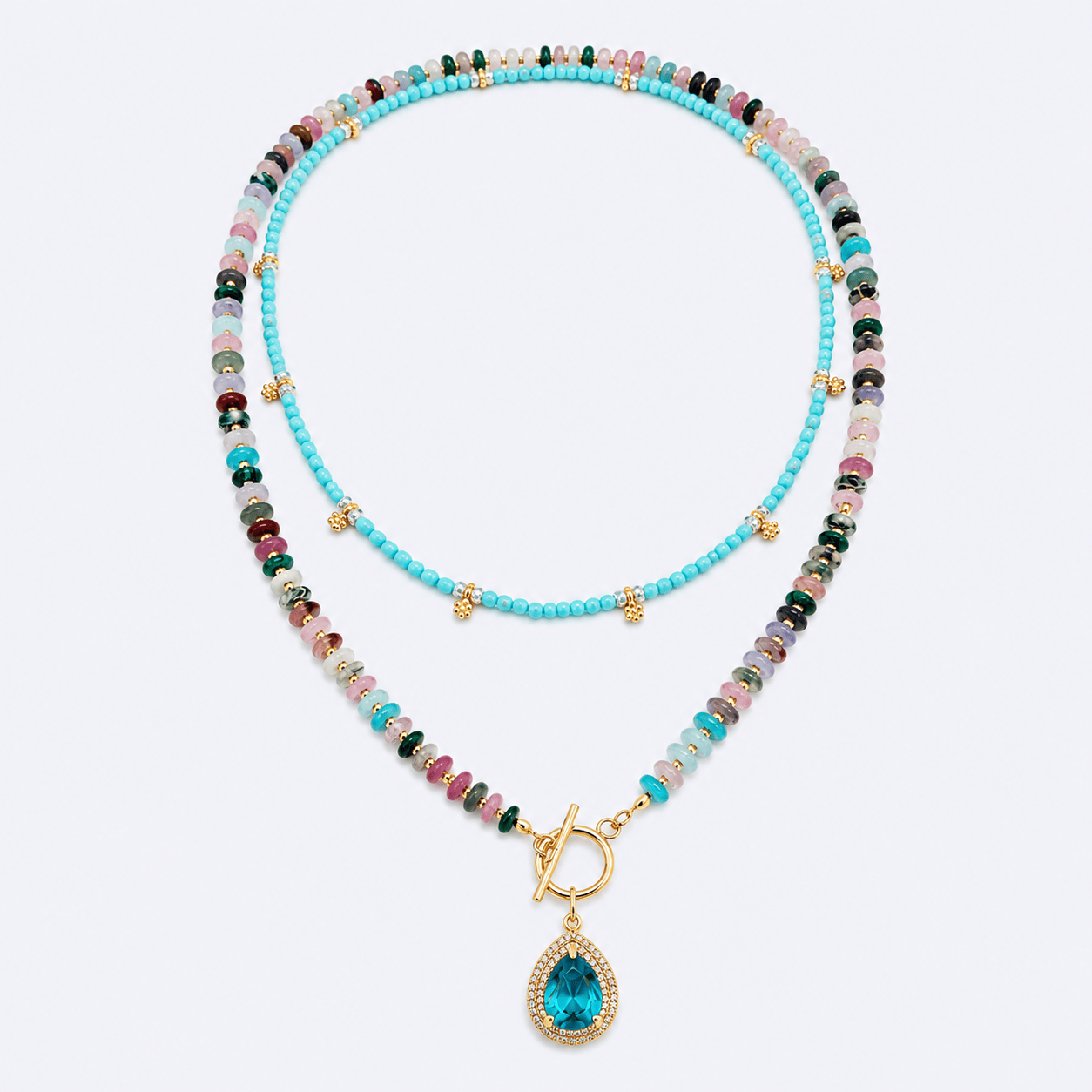 Calista Layered Necklace Fe