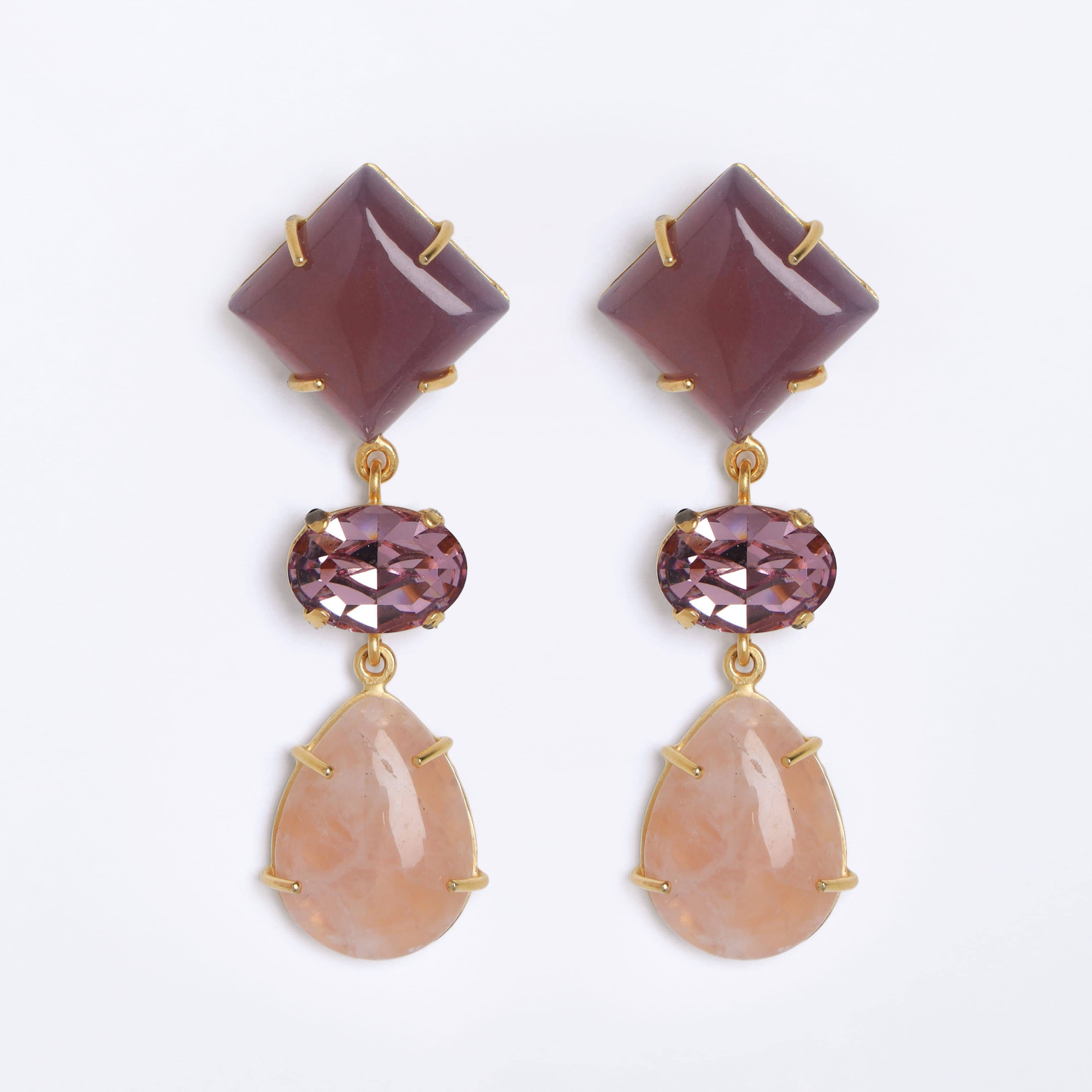 Roselle Drop Earrings Fe