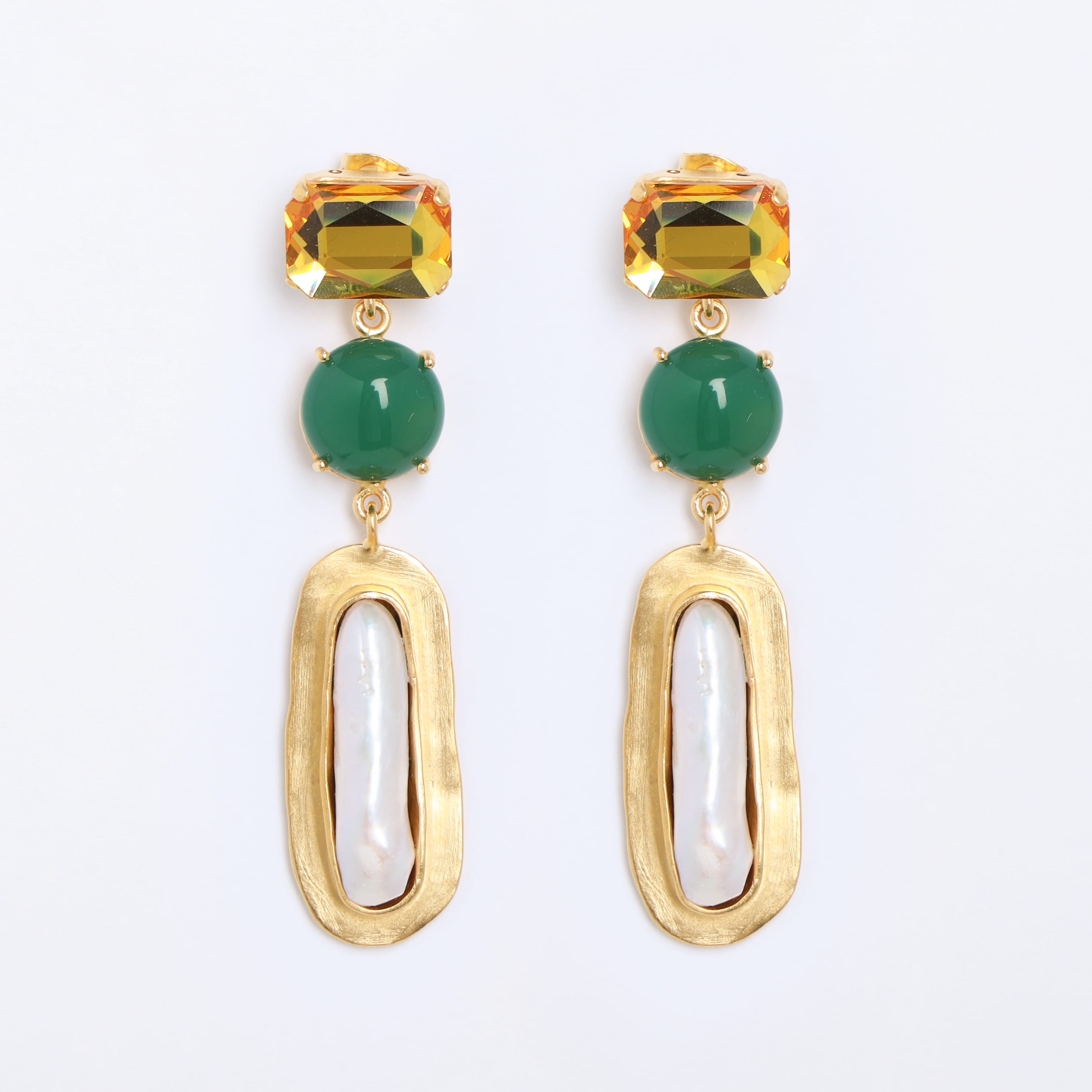 Solenne Pearl Earrings Fe