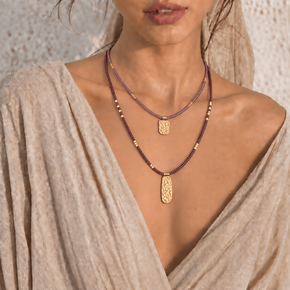 Terra Sphere Necklace Fe